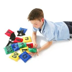 Bohnensäckchen-Set Mit Zahlen