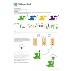 BS Toys Geschicklichkeitsspiel "Stapel Den Drachen" -Sportarten Fitness Geschäft 325 0105 5