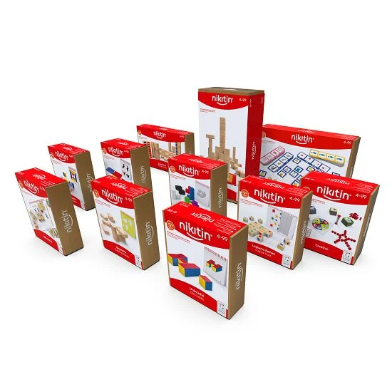 Nikitin Lernspiele-Set "Entwicklungspaket N1-N11" 3 Nikitin Lernspiele-Set "Entwicklungspaket N1-N11"