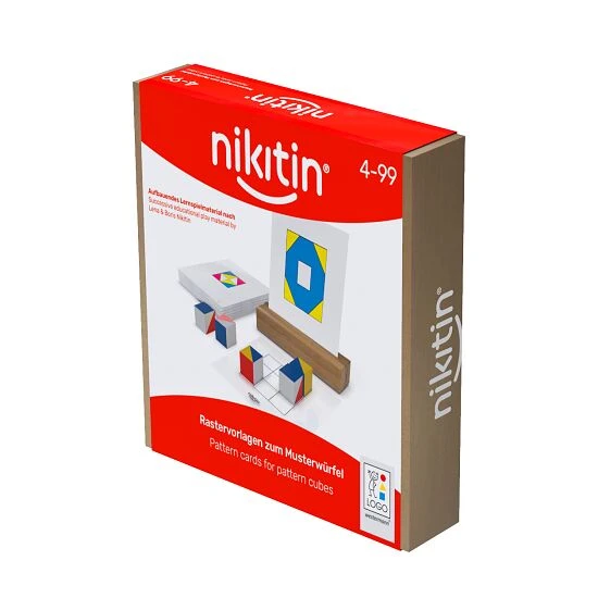 Nikitin Übungskarten "Rastervorlagen Zum Musterwürfel" 3 Nikitin Übungskarten "Rastervorlagen Zum Musterwürfel"