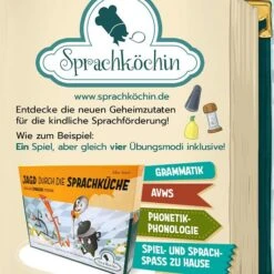 Sprachköchin Lernspiel "Sprachküche" -Sportarten Fitness Geschäft 346 2502 5